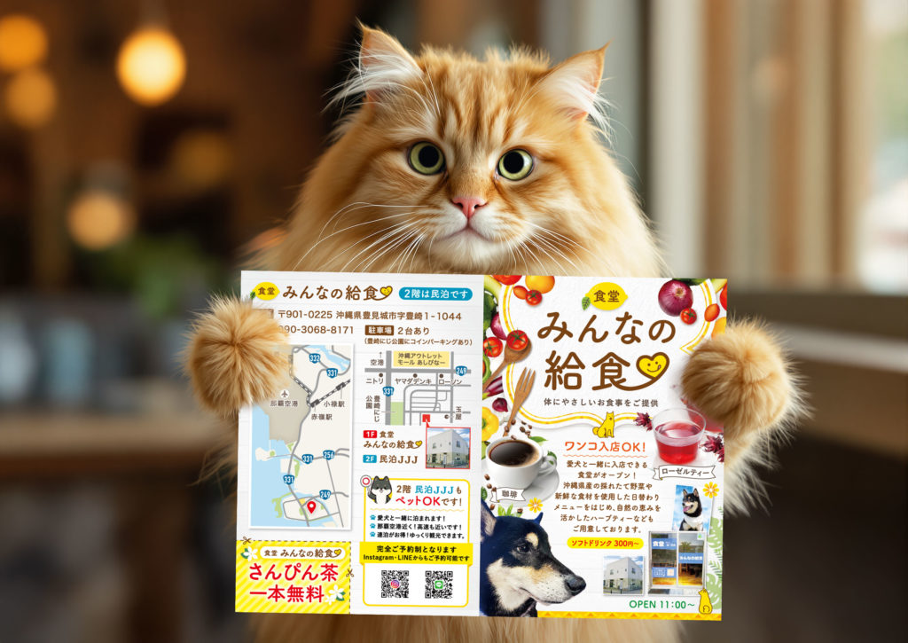 みんなの食堂のパンフレットのイメージ画像